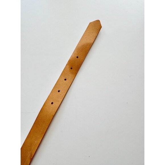 Vintage EMMANUEL Brown Leather Hip Belt, Size L - Made in Canada - Picture 5 of 10